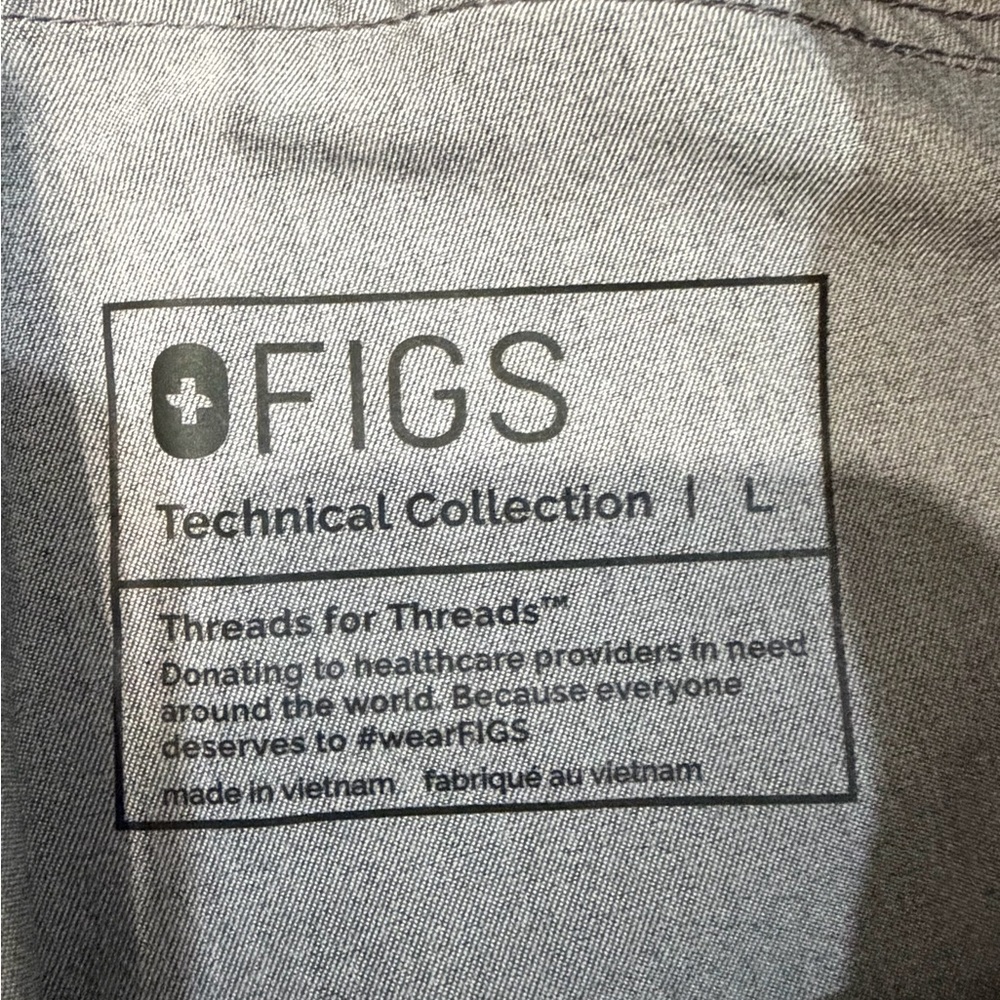 Figs Technical Collection Kade Light Gray Cargo S… - image 4